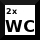 2x WC